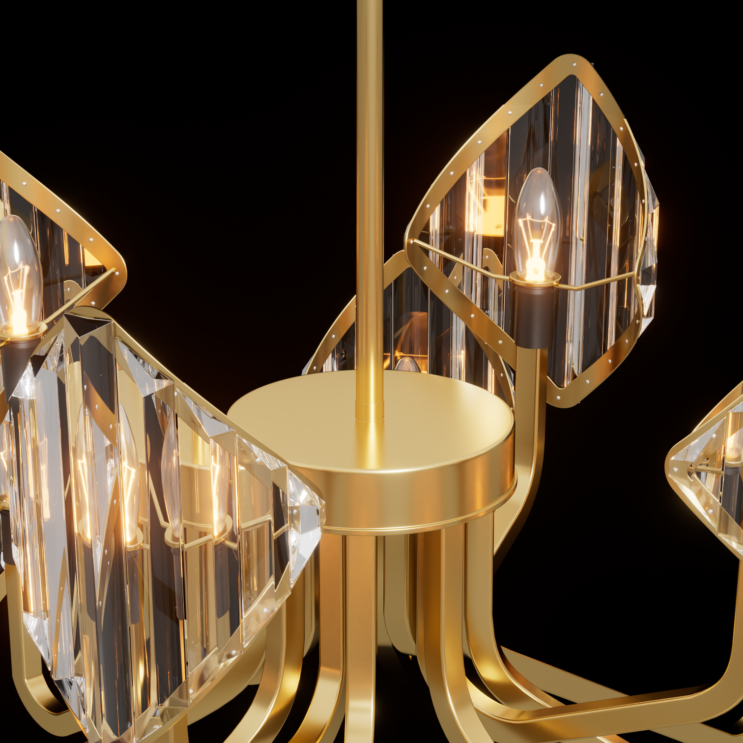BLIN 800mm Luxury K9 Crystal Chandelier Modern Style Aged Brass E14 Base - 7Pandas Australia