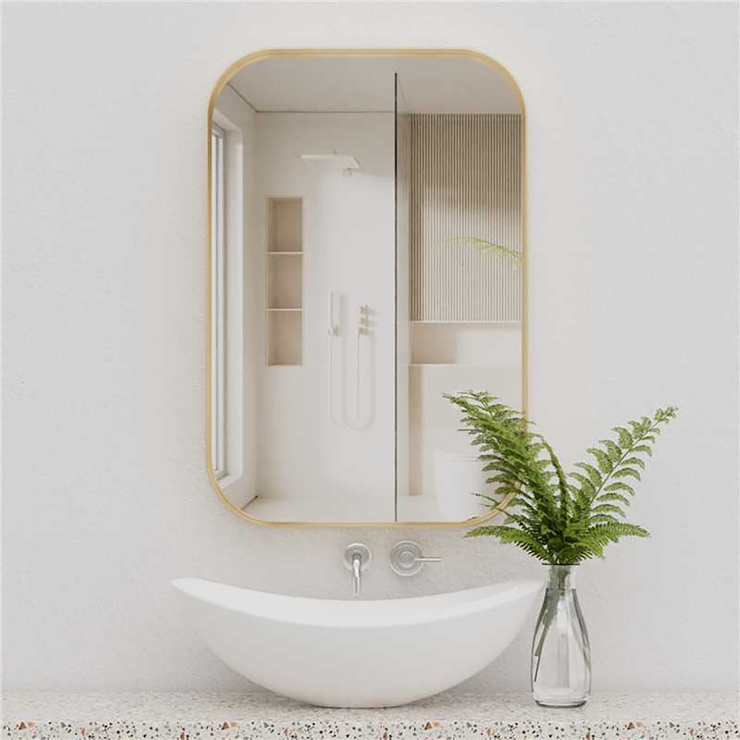 GIPPS Contemporary Luxe Solid Copper Crafted timelessly Stylish Hall Mirror - 7Pandas Australia