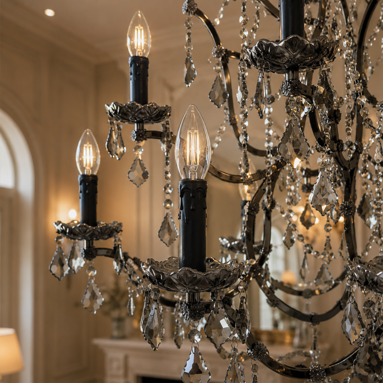 PARIS Contemporary Provincial Large K9 Crystal Chandelier Living Room Staircase Custom made - 7Pandas Australia