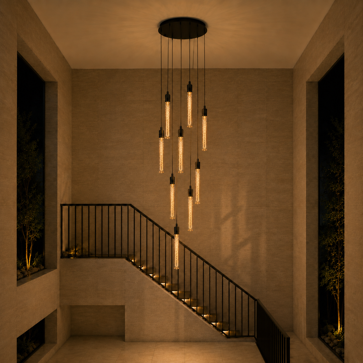 CHIARA Modern LED Chandelier Pendant Light Dimmable Dinning Room Staircase - 7Pandas Australia