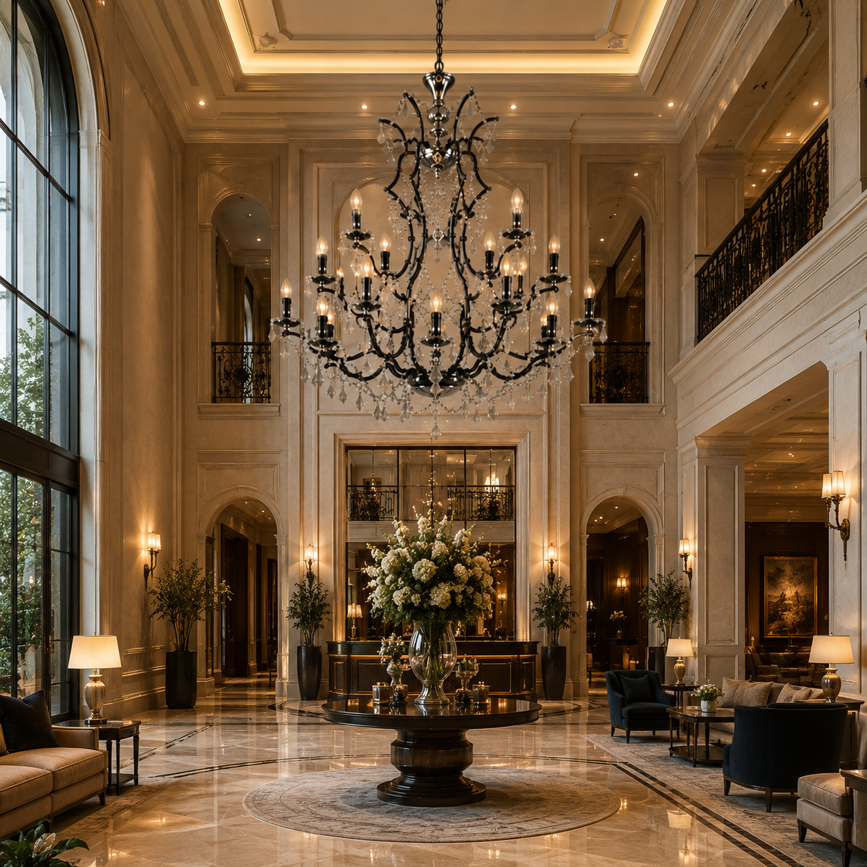 PARIS Contemporary Provincial Large K9 Crystal Chandelier Living Room Staircase Custom made - 7Pandas Australia
