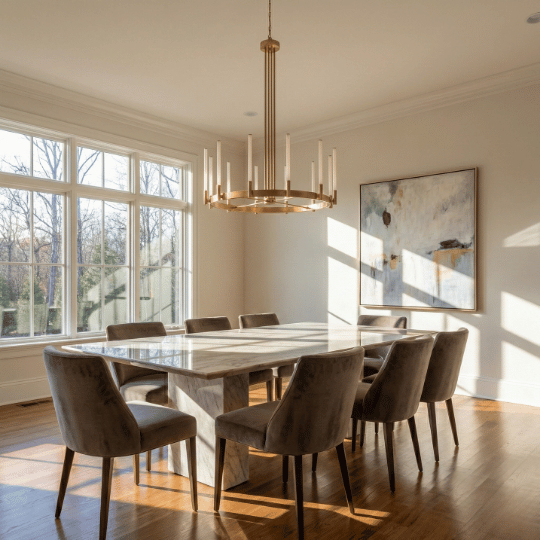 MONTE 12-Lights Modern Crystal Tubular Chandelier Round Aged Brass E27 - 7Pandas Australia