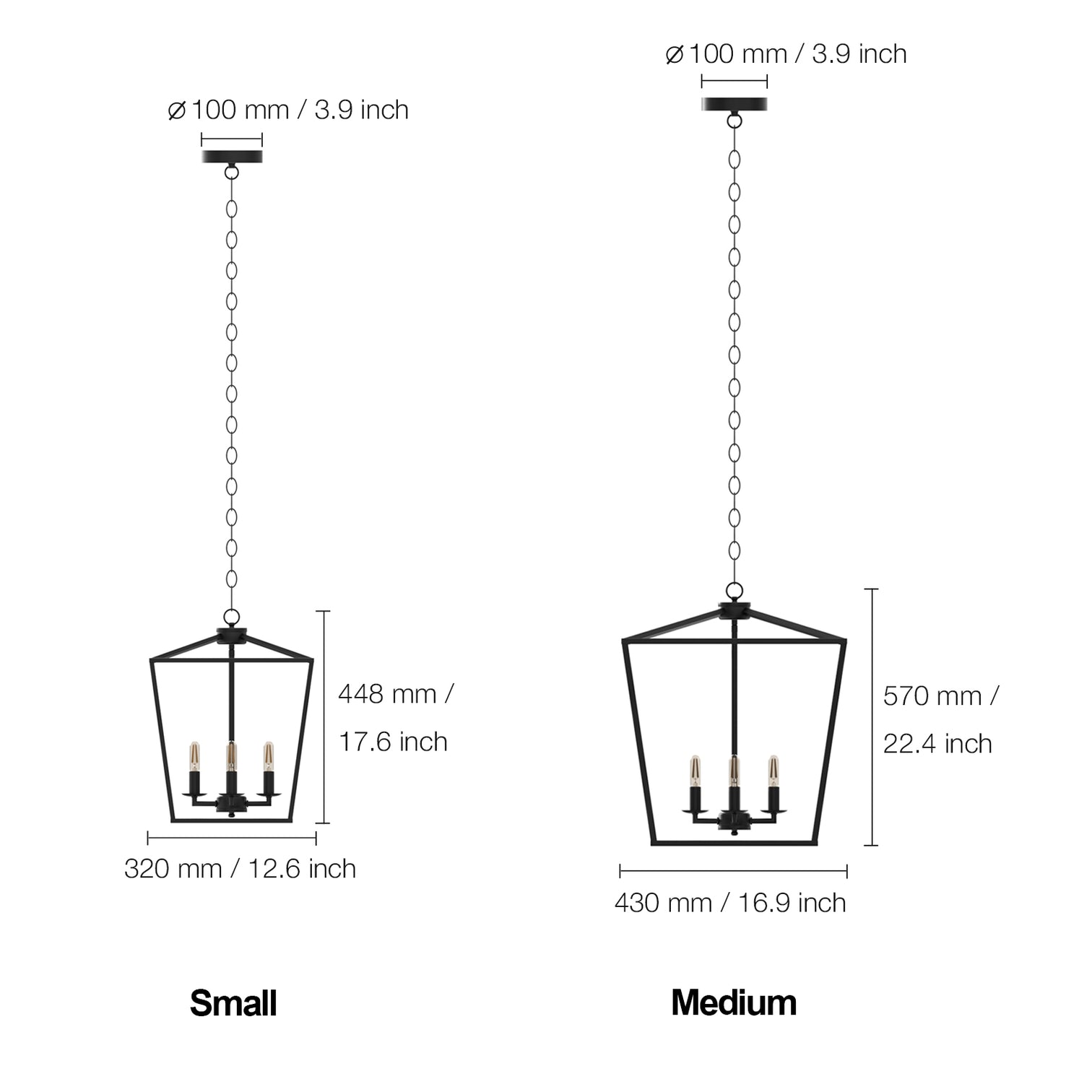 NEPOLI 4-Lights Farmhouse Pendant Light Industrial Style Adjustable Hanging Light Fixtures - 7Pandas Australia