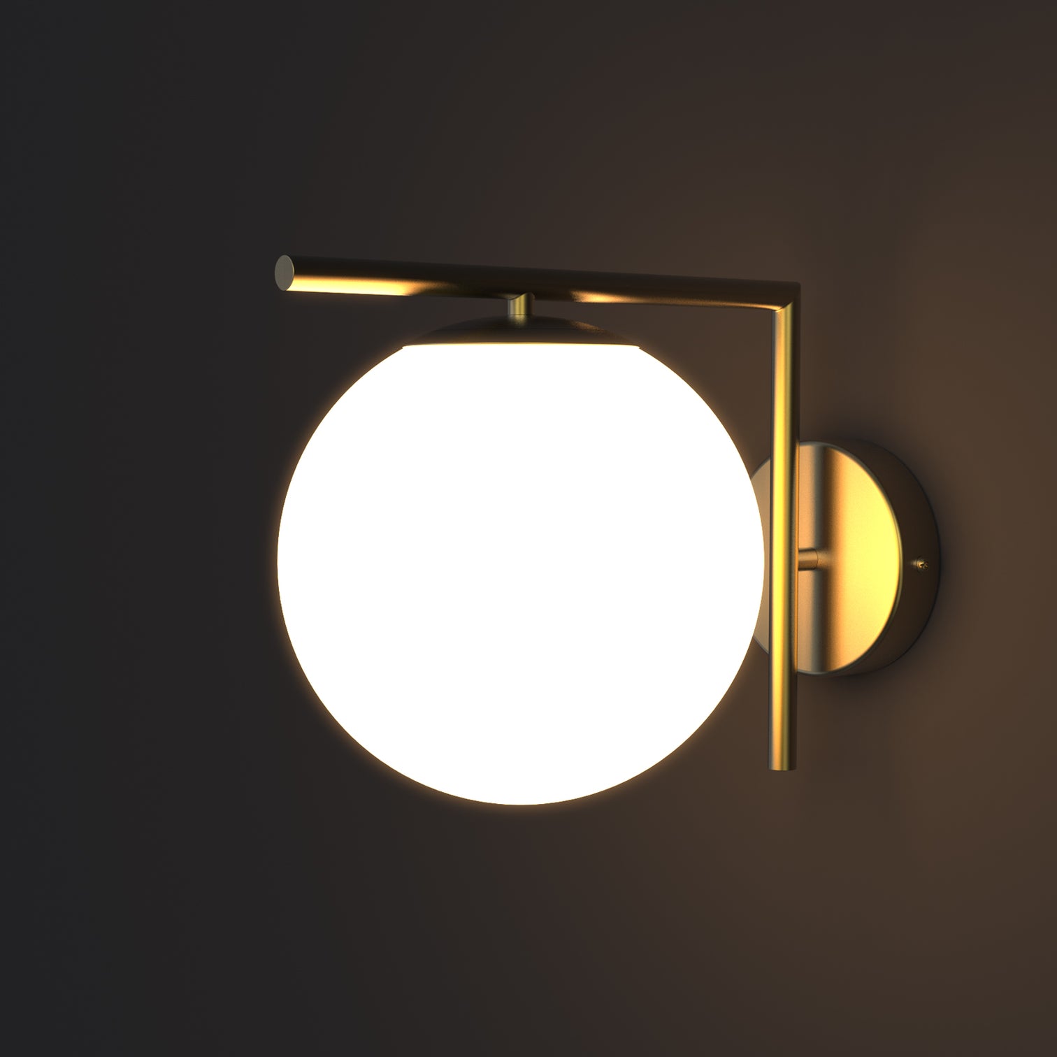 ROSEE Interior Glass Ball Wall Light Contemporary Style Bathroom Vanity Light - 7Pandas Australia