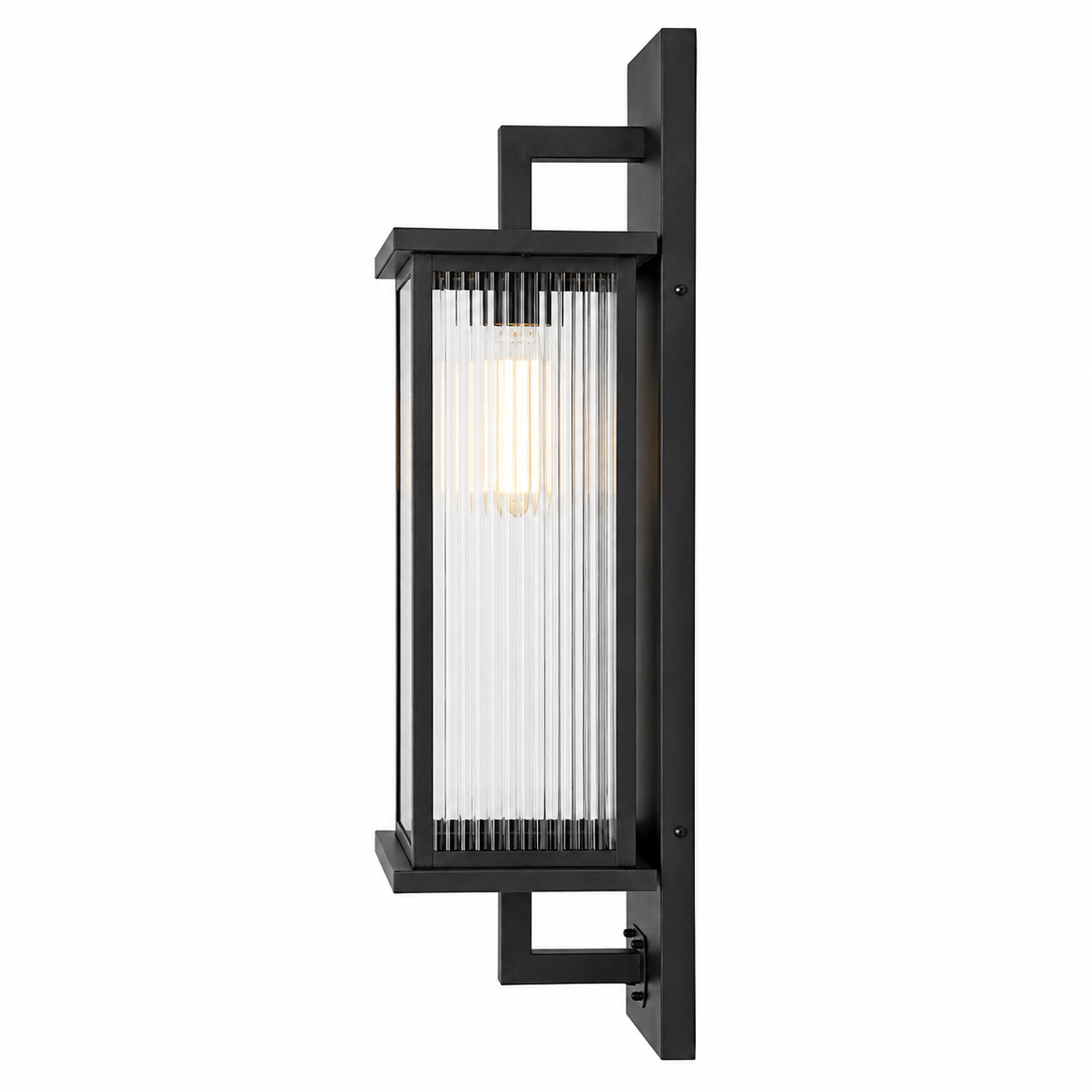 ECOSA Large Luxury Exterior Wall Light Weather Proof Matt Black with LED Light IP44 - 7Pandas Australia