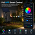 NEXUS 4PACK LED Solar Garden WI-FI intelligent RGB Aluminium Body 5W 4000mAh 3m Cable