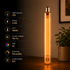 4PACK Tubular LED Filament Vintage Bulb 2.5W E27 Dimmable Industrial Cafe Shop