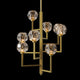 TULIM 8-Light Aged Brass G9 Crystal Chandelier - 7Pandas Australia