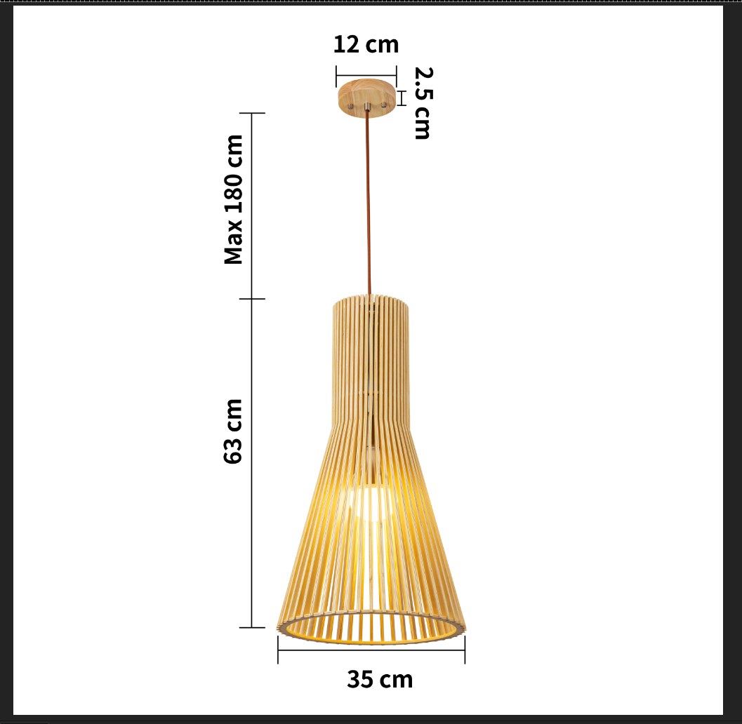 Marven Modern Style Plywood Pendant Light Kitchen Island Dining Room - 7Pandas Australia