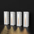 ST160 4PACK LED Exterior Outdoor Recessed Wall Light 3W DC12V Pathway Light Step Light Warmwhite 3000K IP65