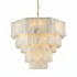 ASHLY LED Dimmable Alabaster Modern Luxury Style Chandeliers Living Room