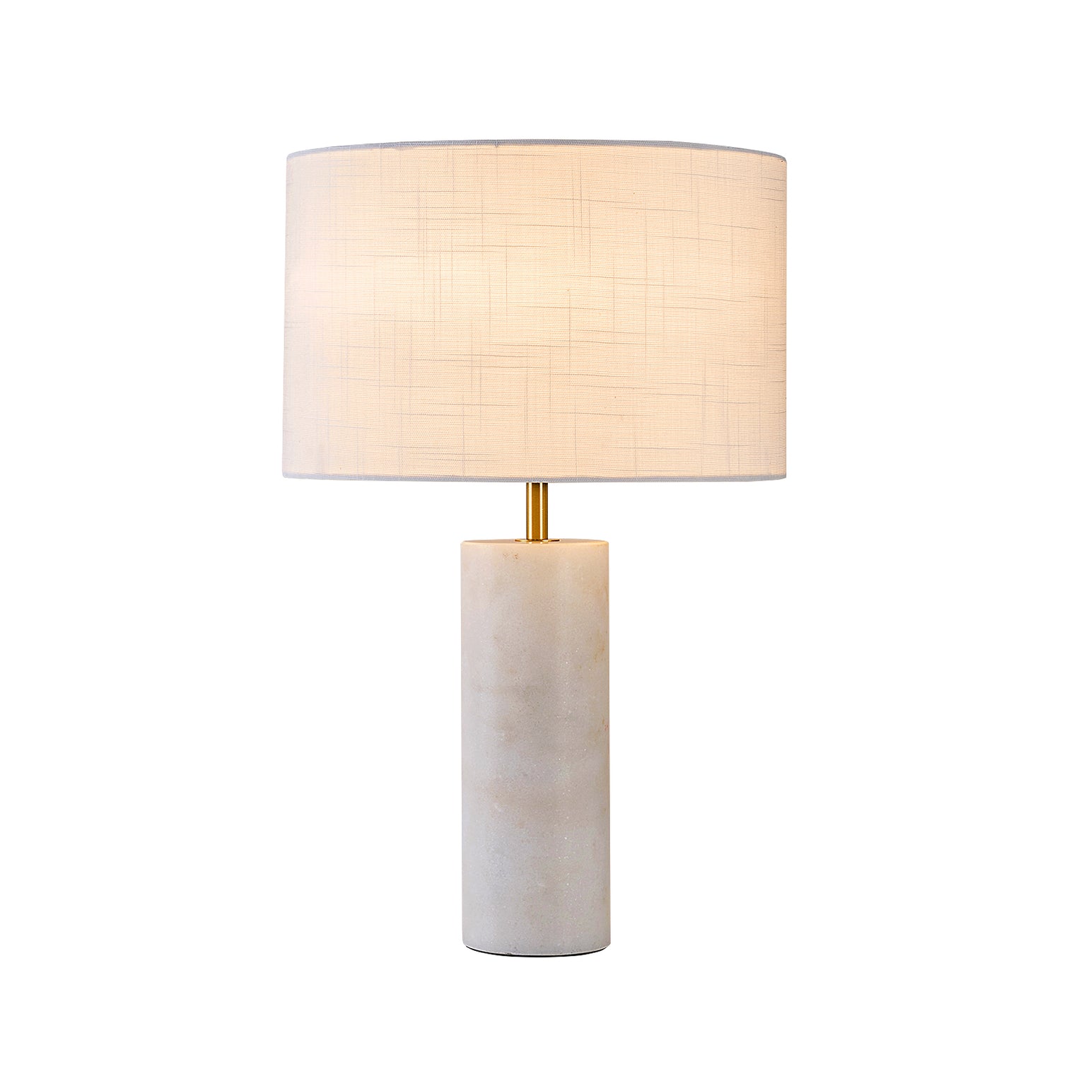 ALESSIA Modern Style Natural Marble Stone Table Lamp with LED Light Dimmable - 7Pandas Australia