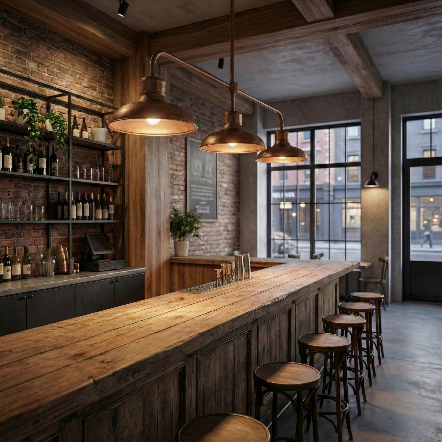 Florence Aged Solid Copper Italian Industrial Style Antique Pendant Light - 7Pandas Australia