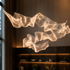 BORAS Large LED Custom Made Modern Style Chandelier Acrylic Dimmable Commercial Hotel Office