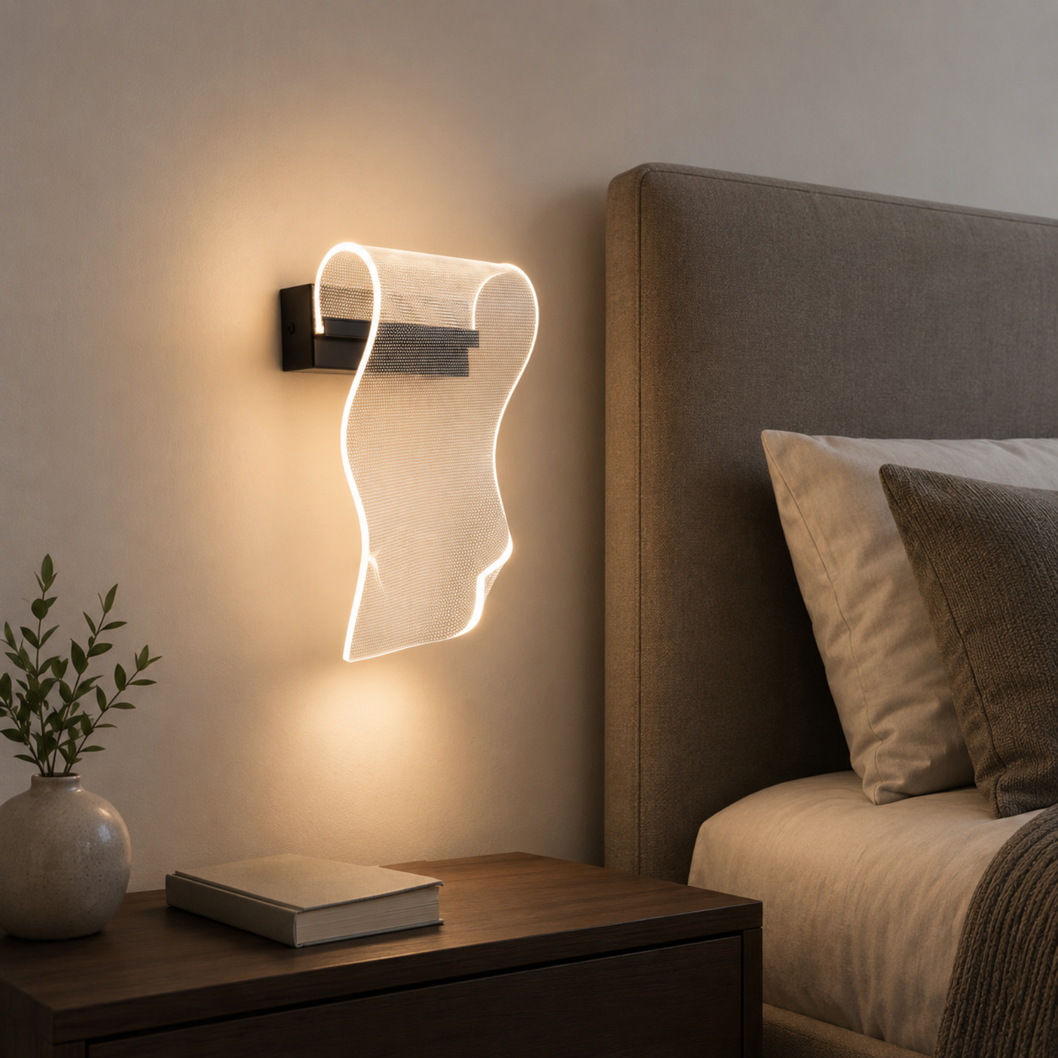 BORAS Interior Wall Light 3CCT Dimmable Modern Sculptural LED Sconce - 7Pandas Australia
