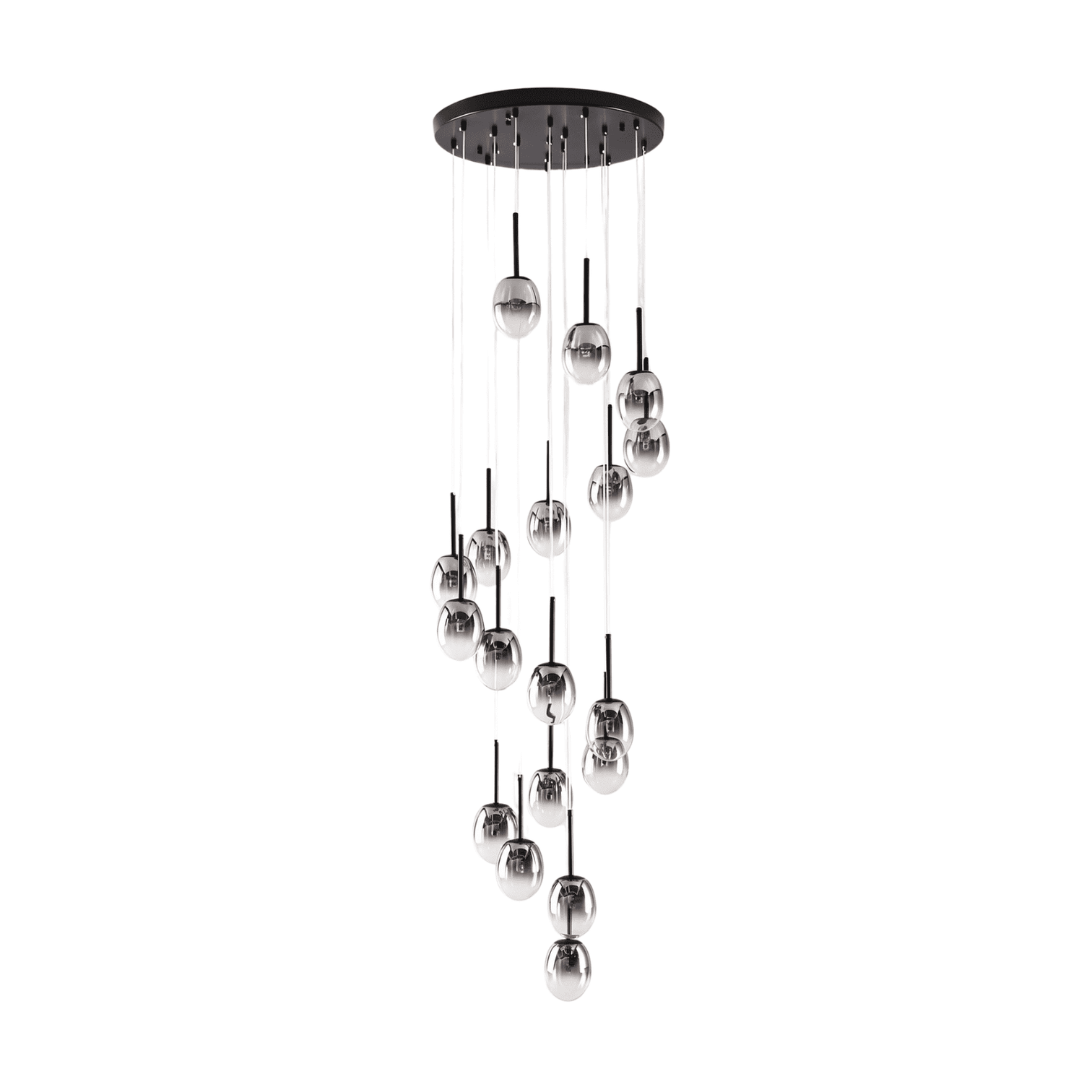 HERA LED Staircase Pendant Chandelier Lights Multi-Light Glass Fixture Dimmable - 7Pandas Australia