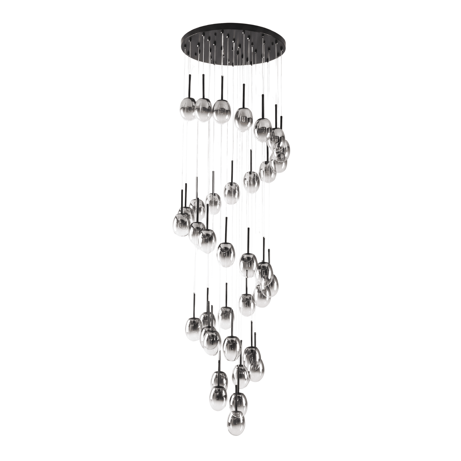 HERA LED Staircase Pendant Chandelier Lights Multi-Light Glass Fixture Dimmable - 7Pandas Australia