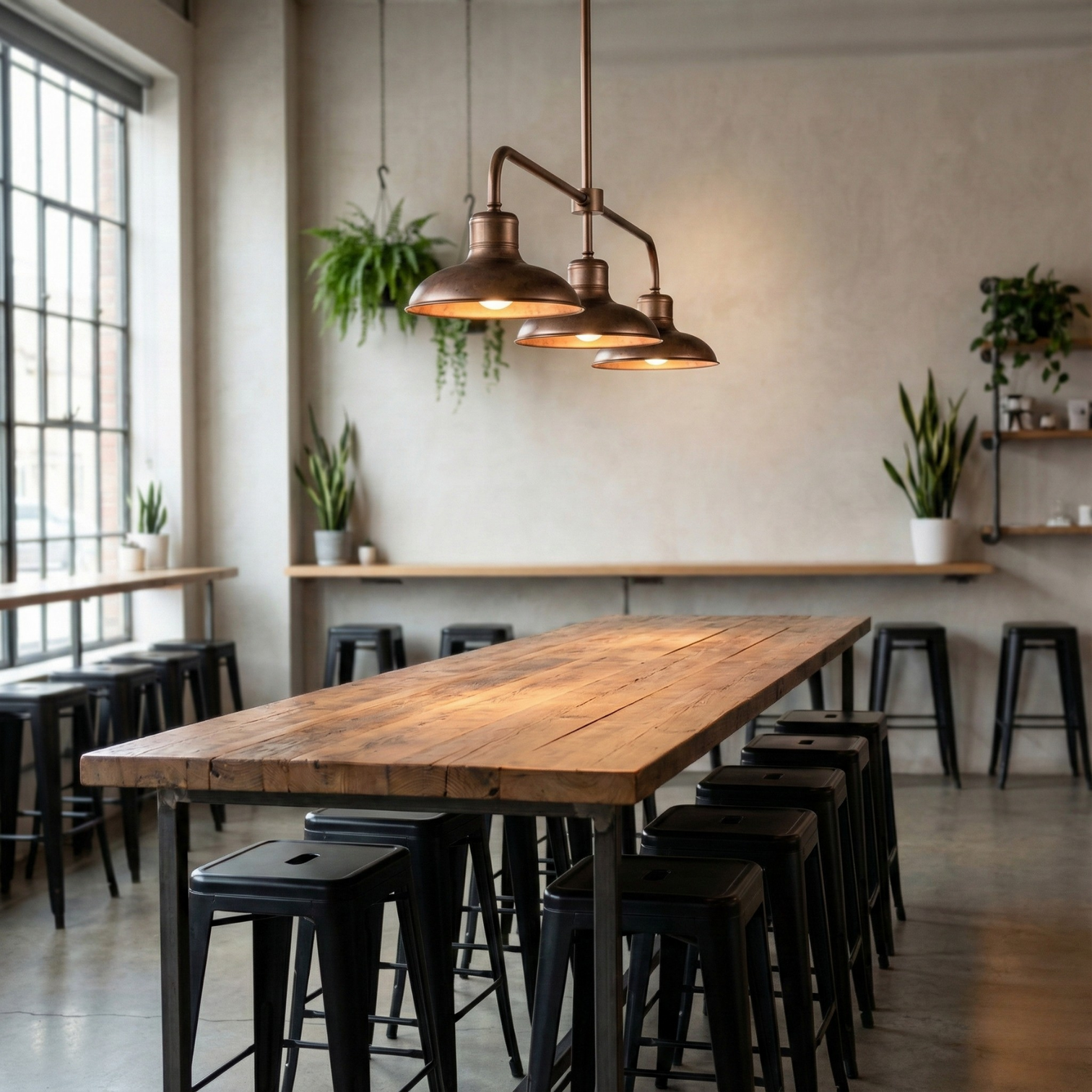 Florence Aged Solid Copper Italian Industrial Style Antique Pendant Light - 7Pandas Australia