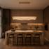 VANILA Modern 1200mm LED Linear Pendant Light Matte 3CCT Dimmable