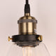 PENY Clear Glass Pendant Light Antique Brass lamp base Vintage Style E27 - 7Pandas Australia