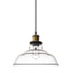 FORTUNE 1-Light Retro Glass Pendant Light Antique E27 - 7Pandas Australia