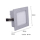 ST29  LED Aluminium Die Casting Wall Recessed Stair Light Silver Grey 1W - 7Pandas Australia