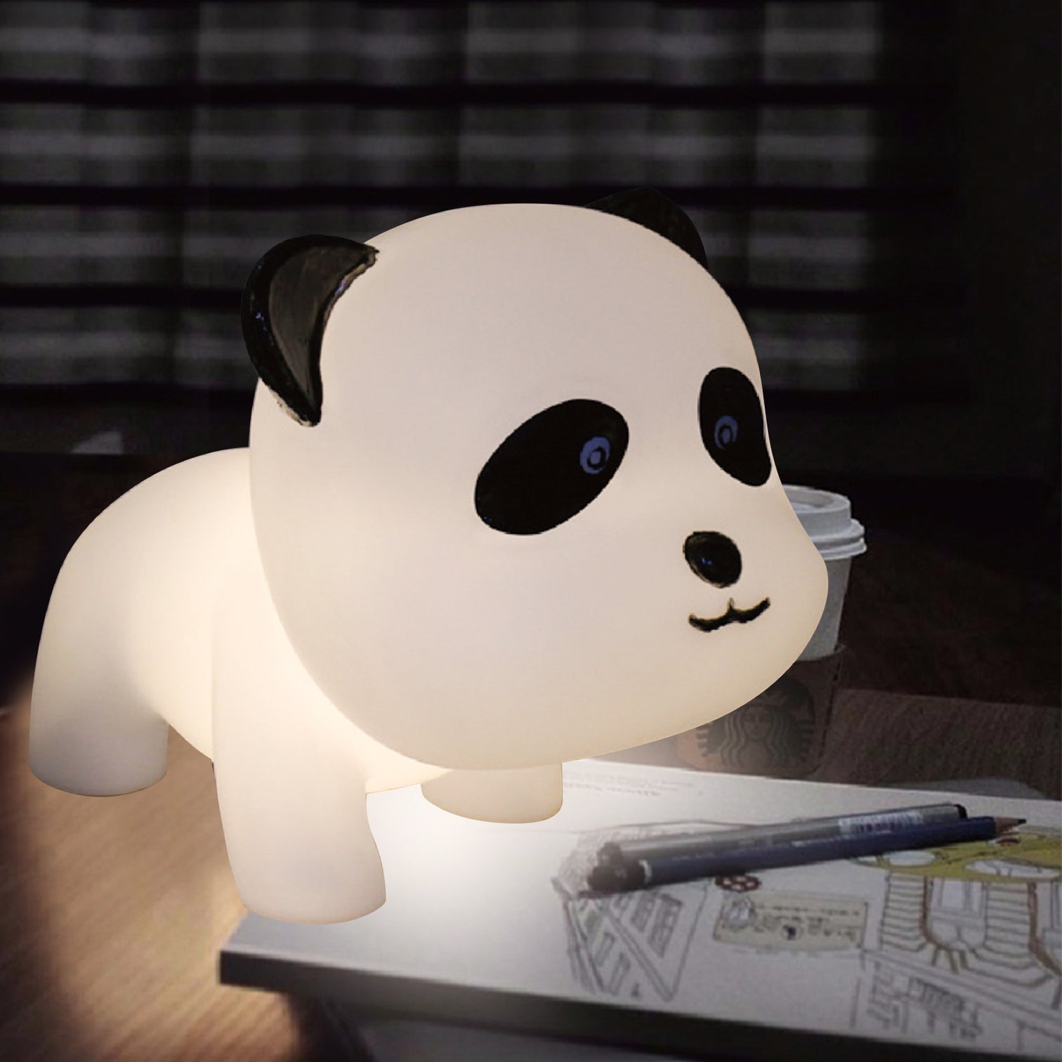 PANDA/B Lovely Multi-color RGB Night Reading Bedside Lamp - 7Pandas Australia