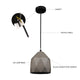 MANSFIELD Industrial Concrete Pendant Light Sand Black Finished E27 lamp base - 7Pandas Australia