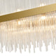 CARLO 32-Lights Rectangle Modern Crystal Chandelier Aged Brass G9 - 7Pandas Australia