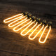 LED Edison Bulbs Flexible Shape Filament Light 2200K Warm White - 7Pandas Australia