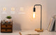 SEABROOK Nordic Style Stylish Table lamp with wood Base E27 Black White - 7Pandas Australia