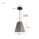 Industrial Style Concrete Pendant Light Dia 20cm Sand Black  E27 Lamp Base - 7Pandas Australia