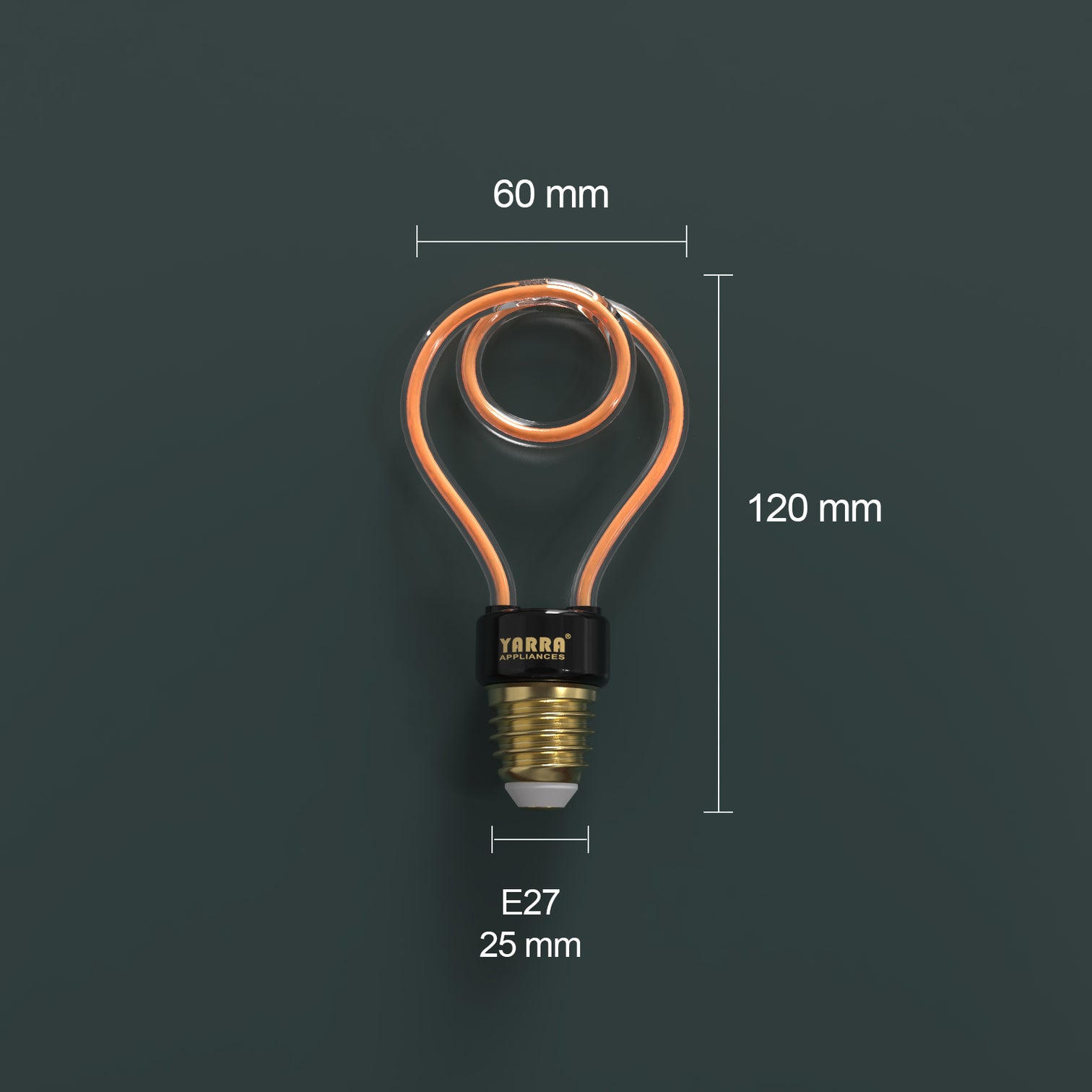 LED Edison Bulbs Flexible Shape Filament Light 2200K Warm White - 7Pandas Australia