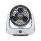 Adjustable Circulation Fan 3-Speed Setting with manual control low noise - White - 7Pandas Australia