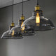 FORTUNE 1-Light Retro Glass Pendant Light Smoke E27 - 7Pandas Australia