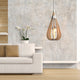 BONITO 3-Light Timber Round Nature Wood E27 Modern Ceiling Chandelier - 7Pandas Australia