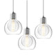 BEAM Modern Glass Pendant Light E27 Clear / Amber / Smoke Grey - 7Pandas Australia