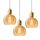 BEAM Modern Glass Pendant Light E27 Clear / Amber / Smoke Grey - 7Pandas Australia