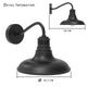 2PACK STELLA Exterior Wall Light Motion Sensor Matt Black IP44 Weather Proof - 7Pandas Australia