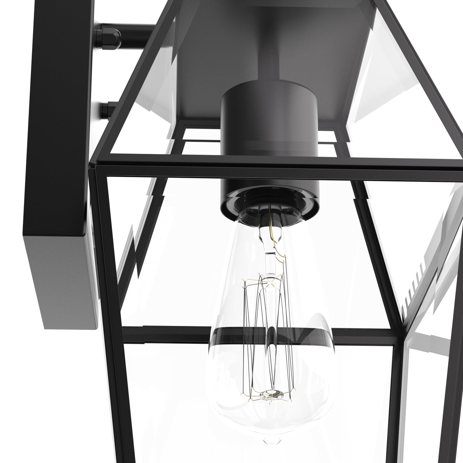 ROSEN Exterior Wall Light With Motion Sensor Matt Black IP44 Weather Proof include LED bulb - 7Pandas Australia