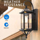GRANDE Outdoor Exterior Lighting Fixture Matt Black IP44 Weather Proof Lantern - 7Pandas Australia