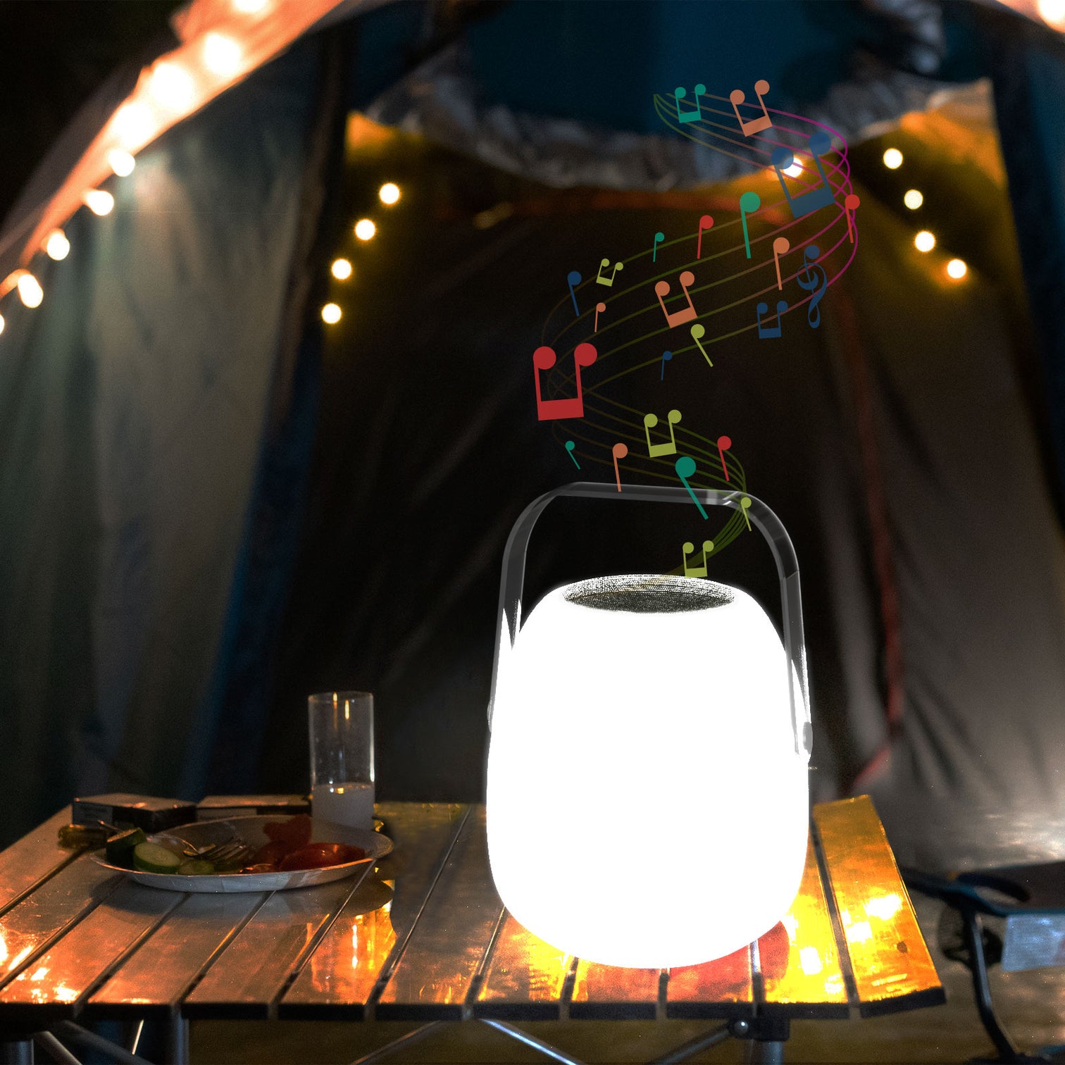 Molly Portable Outdoor Bluetooth Speakers RGB LED Speaker Light Superior Rechargeable - 7Pandas Australia