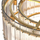 VALENCIA 800mm Diameter Circular Modern Crystal Chandelier 8* E14 base - 7Pandas Australia