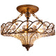 FRENCISCO Provincial Style K9 Crystal Kitchen Island Chandelier Antique Brass 3*E14 base - 7Pandas Australia