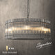 VALENCIA 800mm Diameter Circular Modern Crystal Chandelier 8* E14 base - 7Pandas Australia