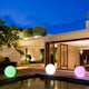 35cm Outdoor Fullmoon LED RGB Ball Light Solar & AC Adaptor Charging IP65 - 7Pandas Australia