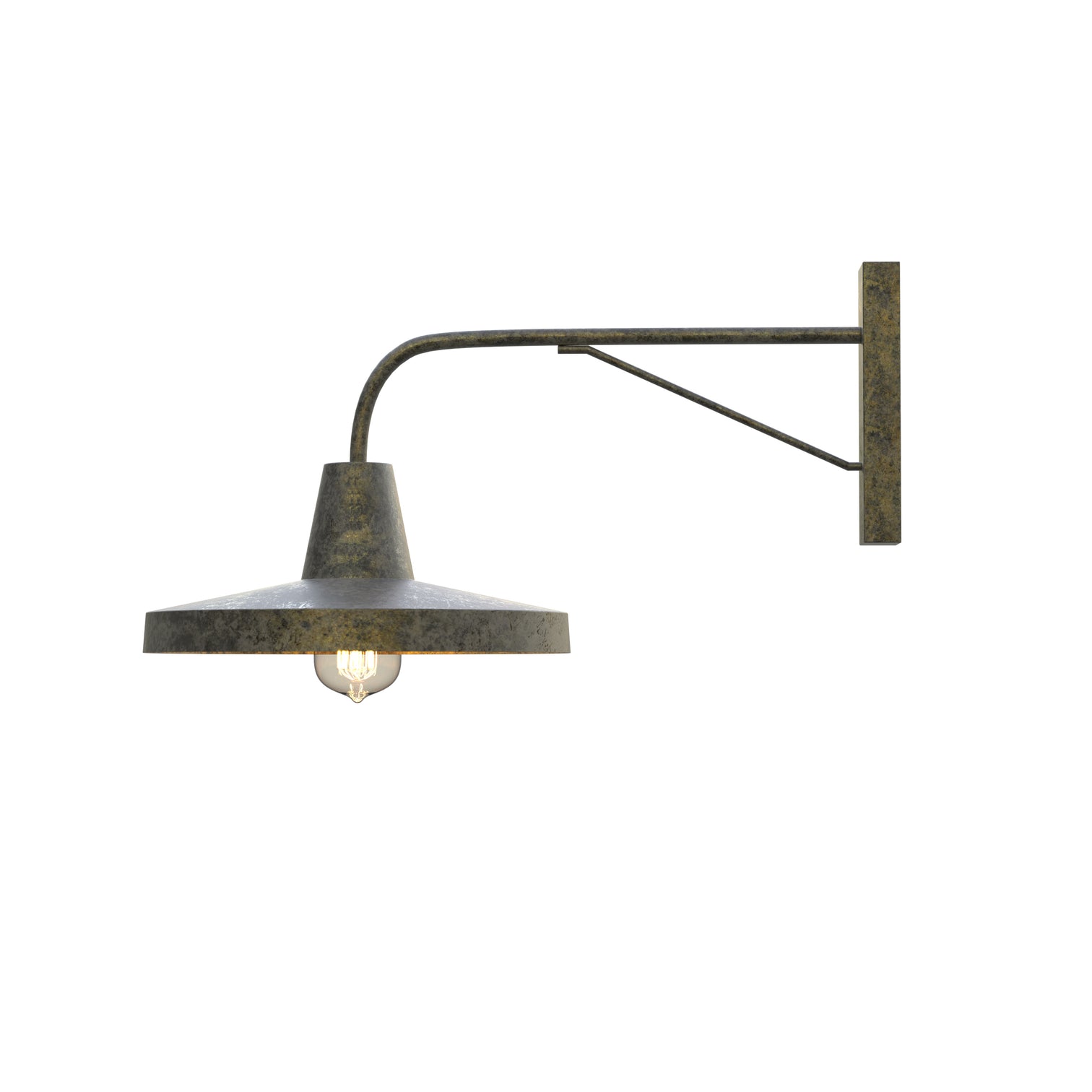 BIANCI Large Outdoor Barn Wall Light Fixture Matt Black IP44 E27 - 7Pandas Australia