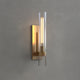 TERRA Interior Wall Light Clear Glass Shade Aged Brass E27 - 7Pandas Australia