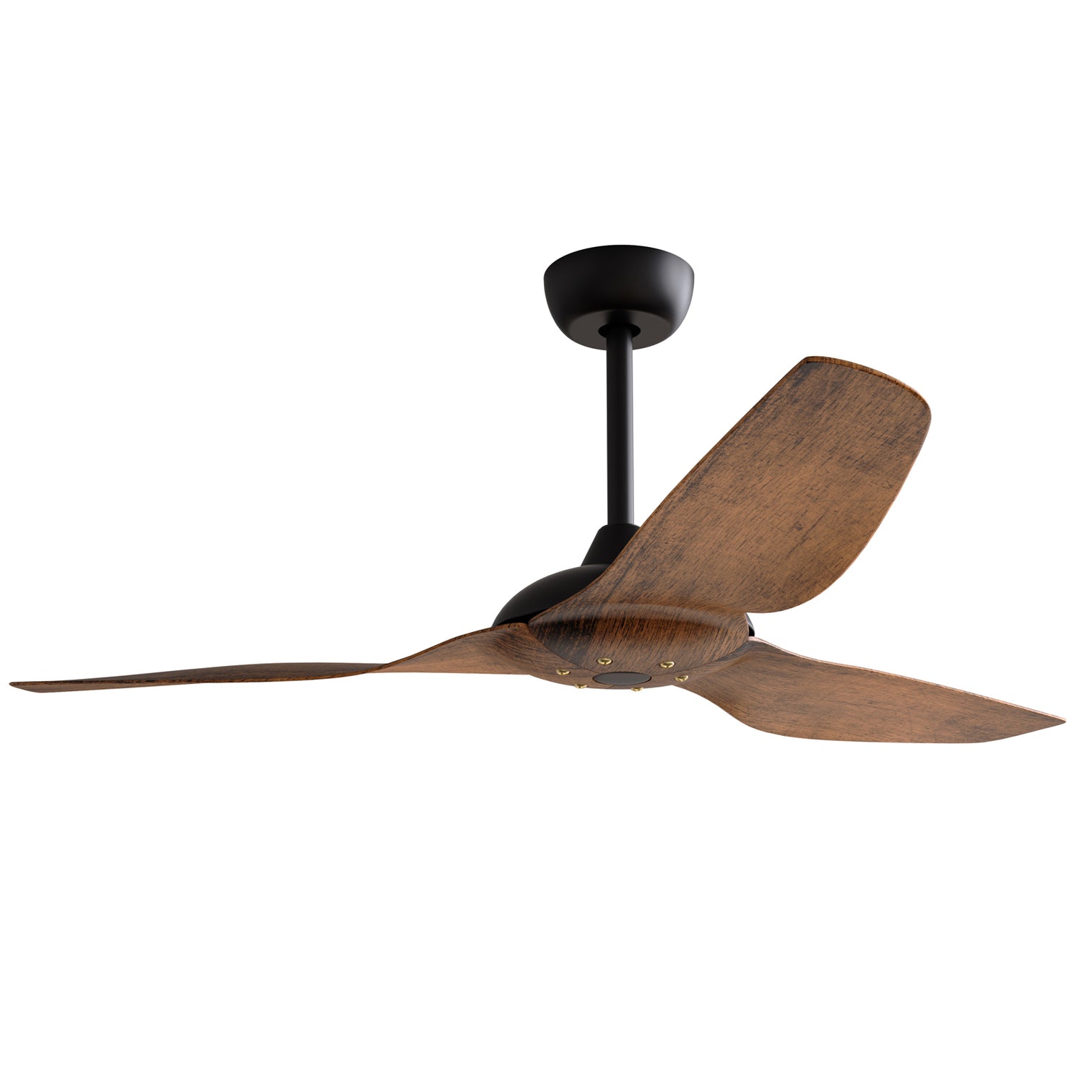 MACKAY 132cm / 52 inch 3 Blade DC Modern Ceiling Fan Walnut in Hand Painted - 7Pandas Australia