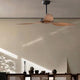 MACKAY 132cm / 52 inch 3 Blade DC Modern Ceiling Fan Walnut in Hand Painted - 7Pandas Australia